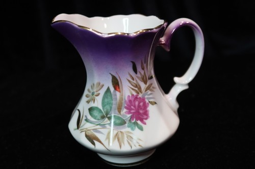 VINTAGE UKAINIAN KOROSTEN FACTORY UKRAINE USSR 17 PIECES COFFEE SERVICE PURPLE - Picture 19 of 21
