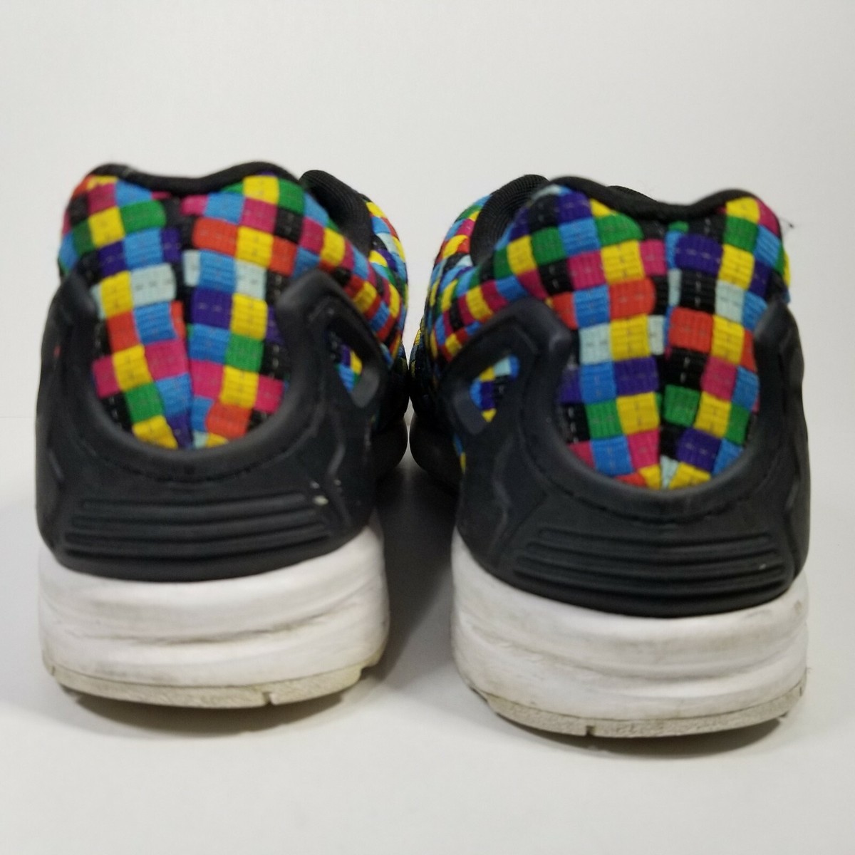 Adidas Art ZX Flux Weave Running Shoes Men 9.5 Multicolor Adidas Art ZX Flux Weave Running Shoes Men 9.5 Multicolor