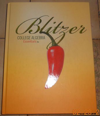 College Algebra Essentials by Robert F. Blitzer (2008, CD-ROM / Hardcover)