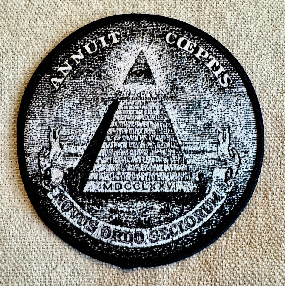 PARCHE ANNUIT COEPTIS GRAN SELLO ESTADOS UNIDOS bordado hierro-en EYE PROVIDENCE Foto 3 de 4