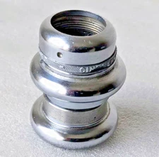 NOS Chrome Steel Cinelli Milano Headset 1950s 60s Mod B SC Super Speciale Corsa