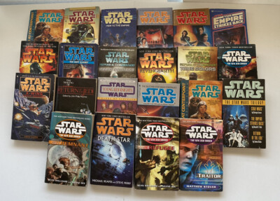 Lot of Star Wars Paperback Novels Jedi Academy Republic Commando Dark Lord