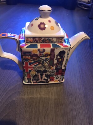 vintage james sadler teapot FAMOUS STREETS carnaby london