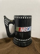 Nascar Large Ceramic Beer Stein Mug 2003 Sherwood Brands Car Racing 6&rdquo;