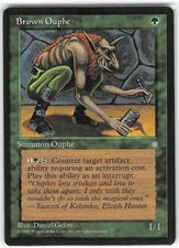 Brown Ouphe x4 Ice Age SP x4 Ice Age MtG LP to NM