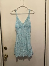 Rue 21 Blue Floral Strappy Sundress Plus Size 1X