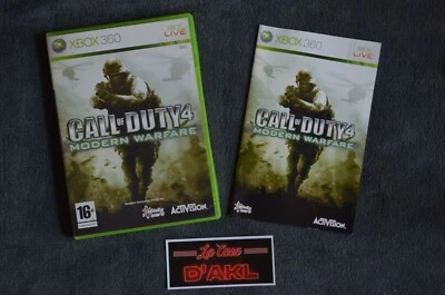 Call of Duty 4 Modern Warfare complet sur XBOX 360 - FR TBE - Photo 1/2