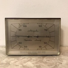 Vintage Airguide Weather Station Mid Century Thermometer Hygrometer MCM