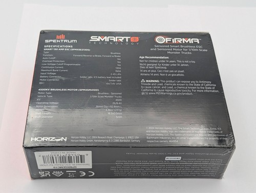 Spektrum Accessories Firma Smart Sensored Motor/ESC Combo 1/10 Monster Trucks - Picture 2 of 8