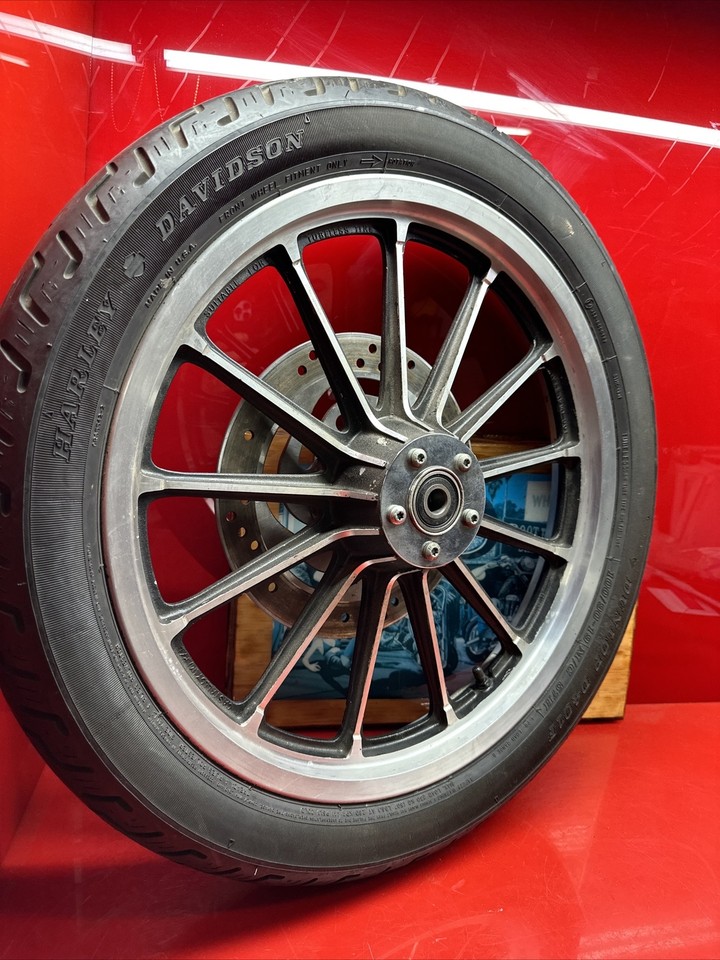 19” harley front 13 spoke mag wheel cast fxr dyna sportster 3/4