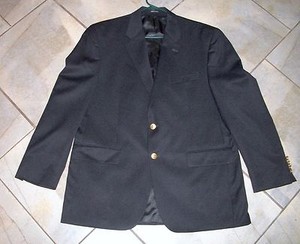 chaps navy blue blazer