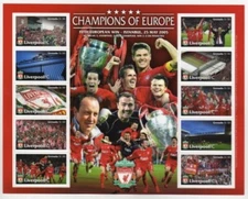 Grenada 2006 - Liverpool Football Club - Sheet Of 10 Stamps - Scott #3542 - MNH