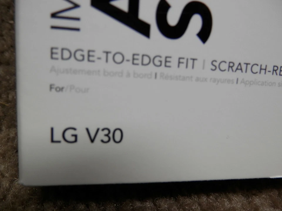 TECH21 IMPACT ANTI-SCRATCH BULLETSHIELD SCREEN PROTECTOR FOR LG V30 - Image 4 of 4