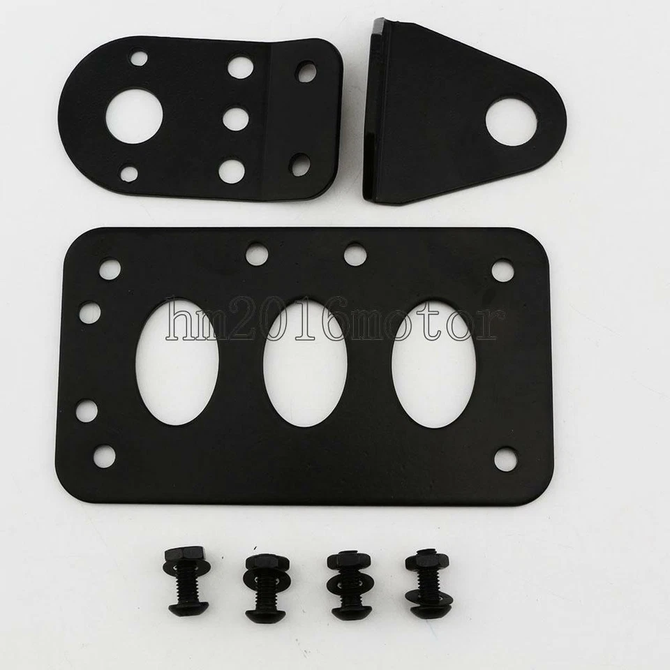 Soporte de matrícula de montaje lateral negro para Yamaha V-Star 650 950 1100 Foto 2 de 4