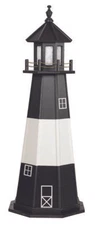 TYBEE ISLAND LIGHTHOUSE Georgia Savannah River Working Replica 6 Sizes AMISH USA