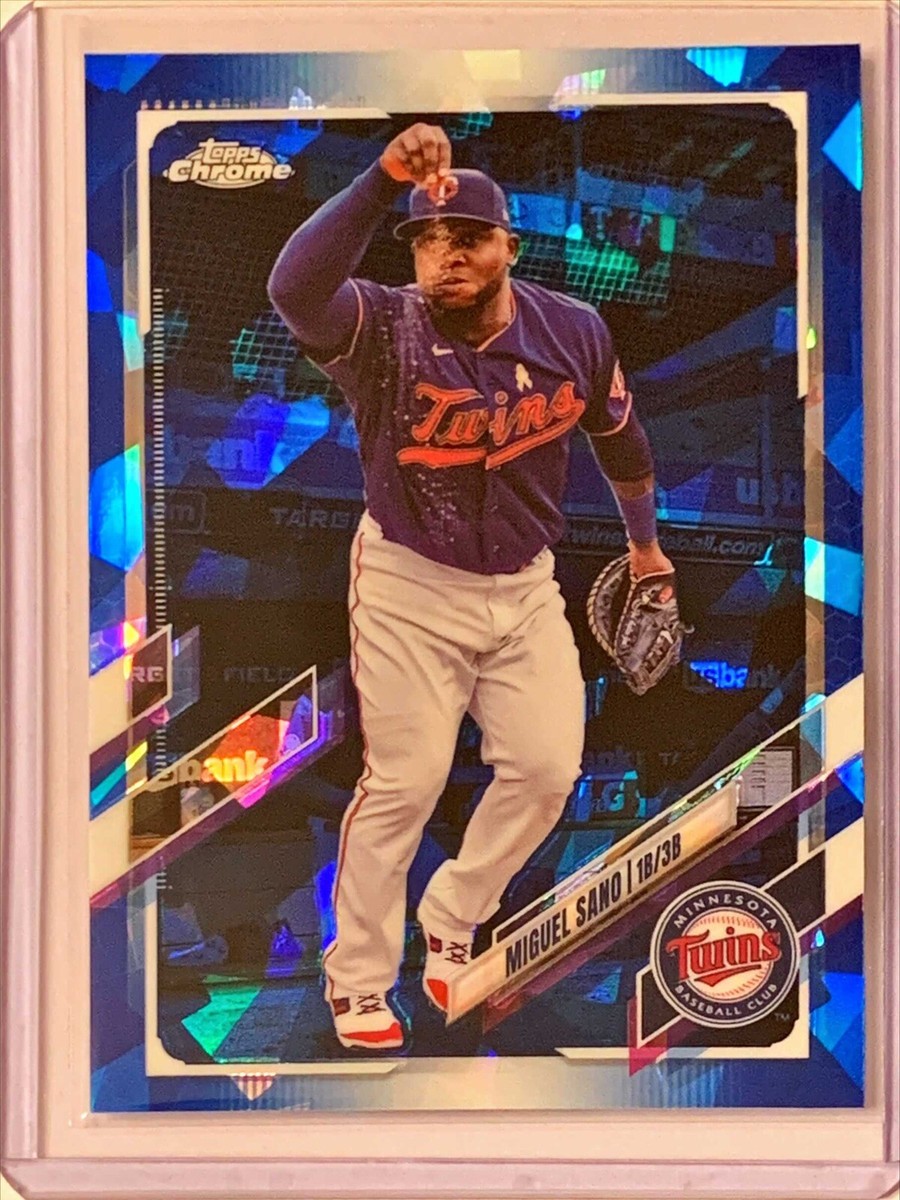 2021 Topps Chrome Sapphire Miguel Sano #383 Minnesota Twins