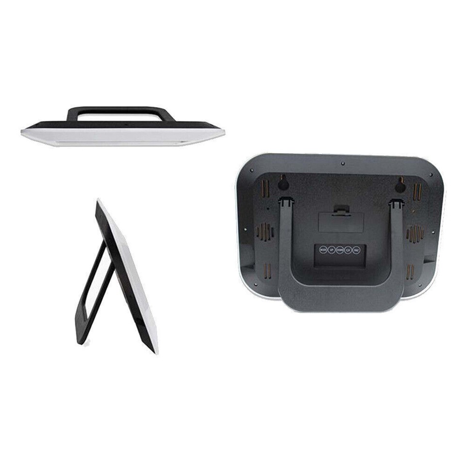 Digital Wall Clock Silent Alarm Clock Time Date Display for Office Desk