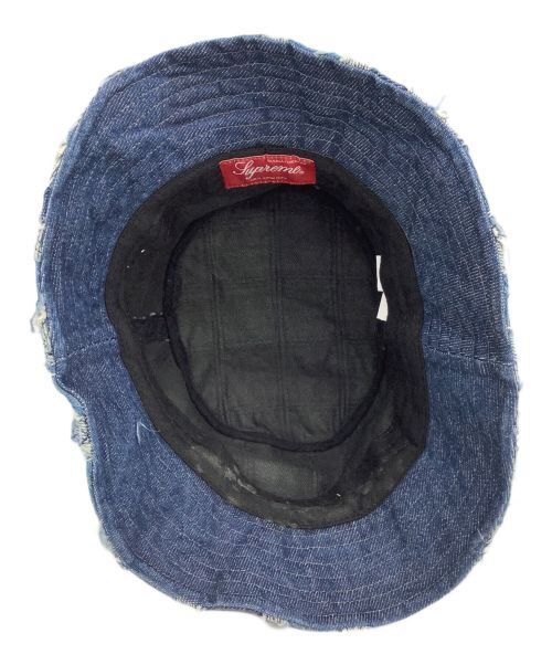 Supreme Bucket Hat Frayed Patchwork Denim Crusher 23Ss C2N21 Supreme Bucket Hat Frayed Patchwork Denim Crusher 23Ss C2N21