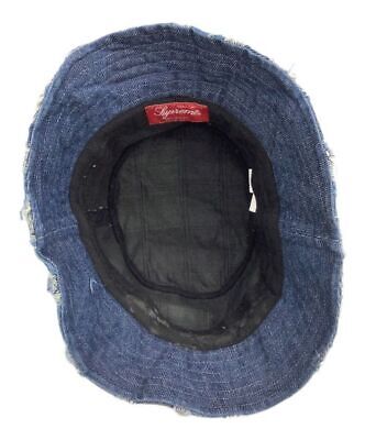 Supreme Bucket Hat Frayed Patchwork Denim Crusher 23Ss C2N21 Supreme Bucket Hat Frayed Patchwork Denim Crusher 23Ss C2N21
