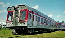 Postcard OH Cleveland; Airporter Rapid Transit Car; Cleveland Transit System  Q5