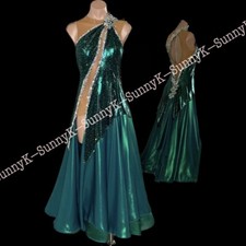 Handmade Dance Dress/Standard Ballroom Competition smooth Waltz Tango Costume