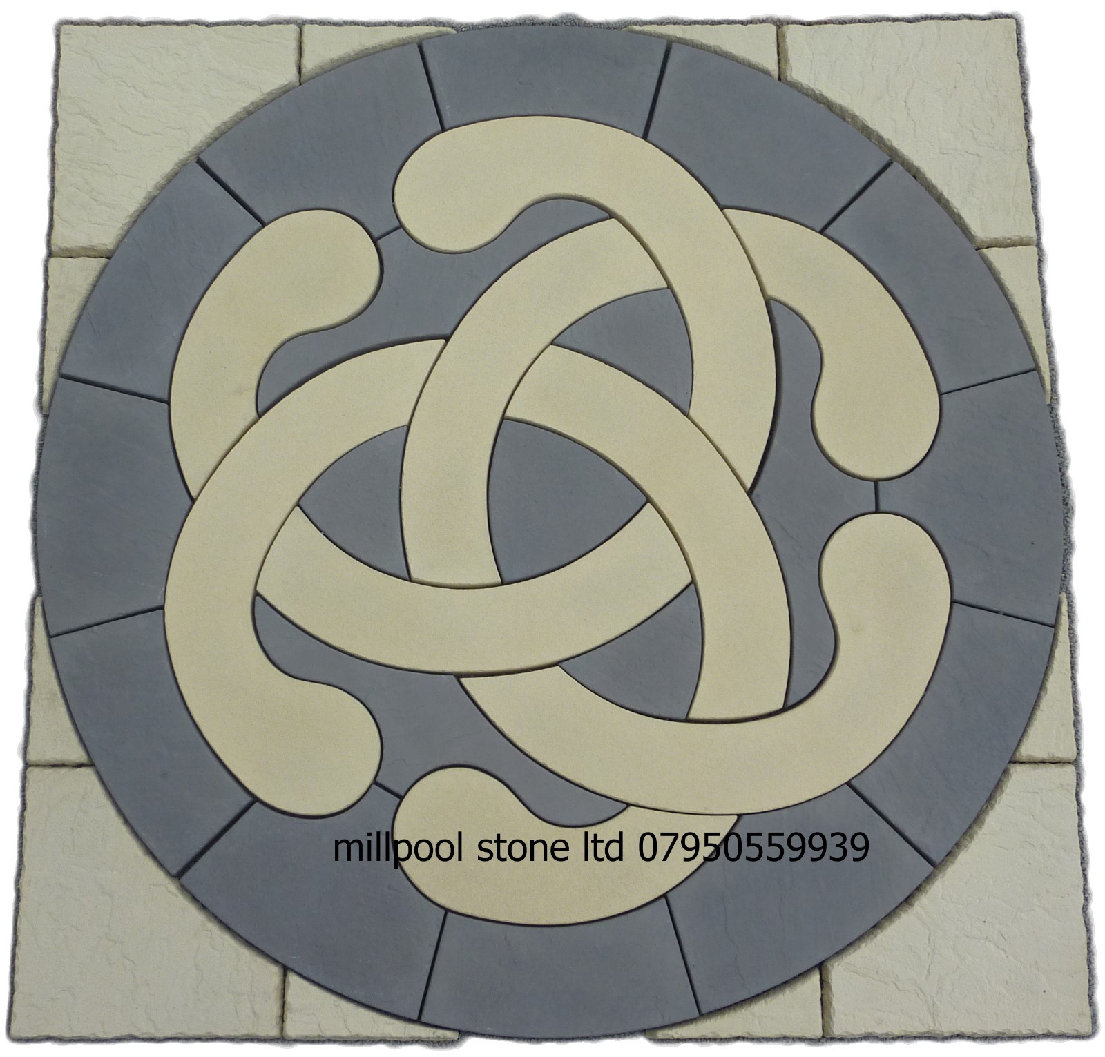 PAVING LOVE KNOT CIRCLE & BUFF SQ OFF KIT SLABS PATIO (DELIVERY EXCEPTIONS) eBay
