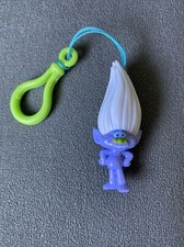 2016 Glitter Guy Diamond 2.5" PVC Backpack Keychain Figure Clip Trolls