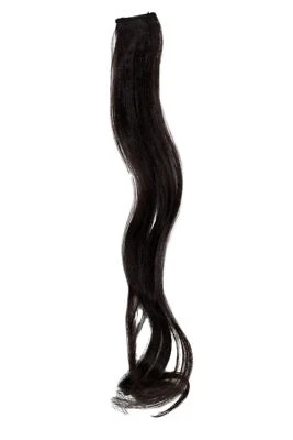 1 CLIP Extension Mèche Bouclée Brun Foncé YZF-P1C18-4 45cm Extension De Cheveux - Photo 1/2