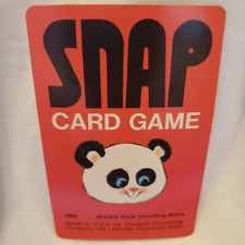 VTG Snap Card Game Western Publishing Co. Great Fun Graphics