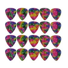 Lots of 100pcs Heavy 0.96mm Blank Guitar Picks Plectrum tie dye 
