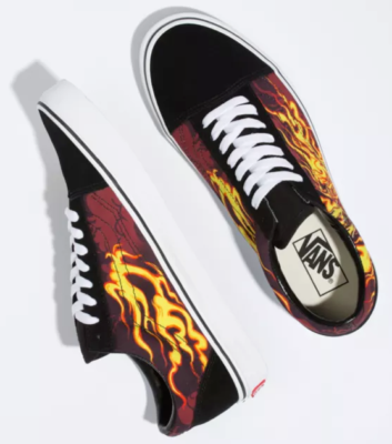 VANS OLD SKOOL ( SAMURAI RISING ) BLACK / TRUE WHITE 