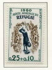 PHOTO CONTRACTUELLE / TIMBRE FRANCE NEUF N° 1253 ** REFUGIE