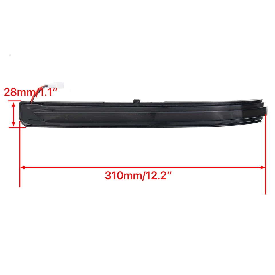 Luces de espejo retrovisor lateral LED de señal de giro secuencial para Peugeot 3008 5008 2 piezas Foto 3 de 4