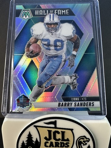 2025 Panini Mosaic - Hall of Fame Barry Sanders #291 Silver Prizm