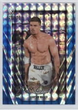 2026 Topps Chrome WWE Blue Geometric Refractor 25/150 Grayson Waller #137 12l9
