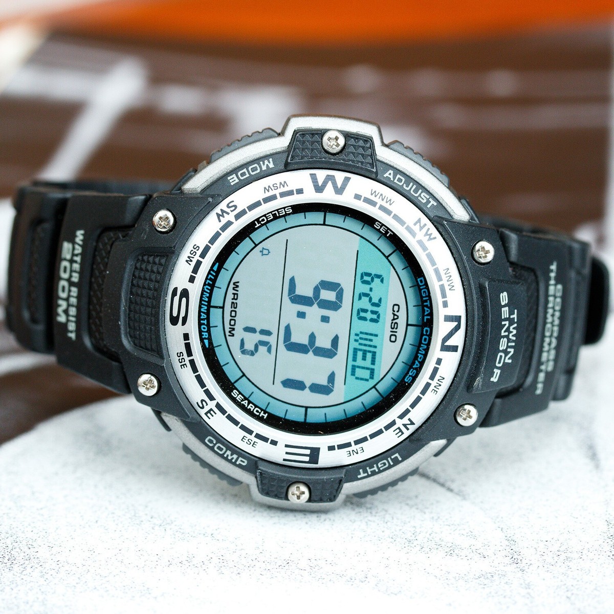 Casio SGW100-1V Men's Gray Watch for sale online | eBay