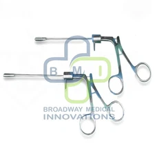 Antrum Sinus Punch Forceps Back-Biting Rhinology ENT Set of 2, Rotation 360°