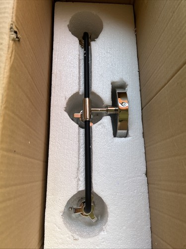 Generation Lighting Clara 24 in. 3-Light Polished Nickel +Black Vanity Light - Picture 2 of 6