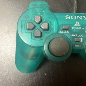 Playstation 2 Dual Shock2 Emerald Green clear Sony PS2 Official Controller