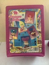VINTAGE TREASURE TROLLS PINK CARRYING/STORAGE CASE 1992