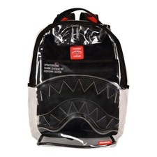 Sprayground Shark Central Clear Black Panel B...