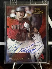 2016 Topps Gold Label - Framed Autographs A.J. Pollock #GLFA-AP Black /50 (AU)