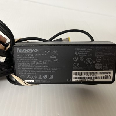 Genuine Lenovo 90W AC Power Adapter 20V 4.5A ADLX90NLC2A, 36200287, 45N0483