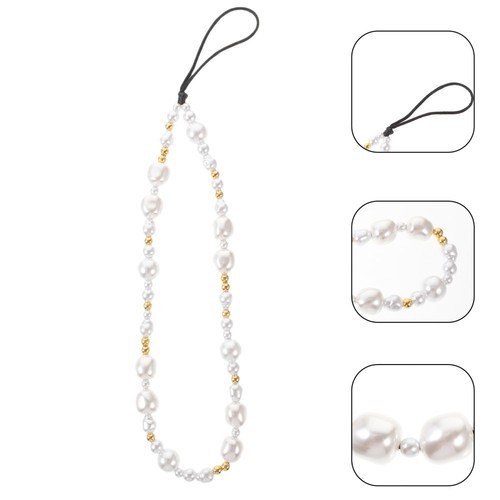 Chaîne de téléphone portable lanière de cellule en perles charmant pendentif en perles à la main - Photo 10 sur 12