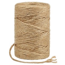 Jute Garden Twine, 328 Feet 3Mm Heavy Duty Jute Twine String