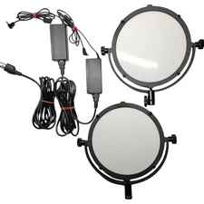 IKAN Piatto 9″ Diameter Accent Light PL90 (2 - Pack) LED 5600K Battery or AC PWR