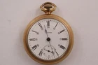 Antique Waltham 17 Jewels Gold Filled Pocket Watch, Pre-Owned, Runs (#41-136)