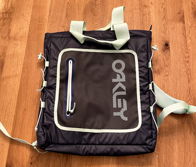 Oakley Rucksack   dunkelblau/türkis   großes Hauptfach & Fronttasche