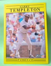 1991 Fleer - Garry Templeton #546 - San Diego Padres 