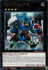 Yugioh Gear Gigant X 1st Edition Rare MAGO-EN131 NM